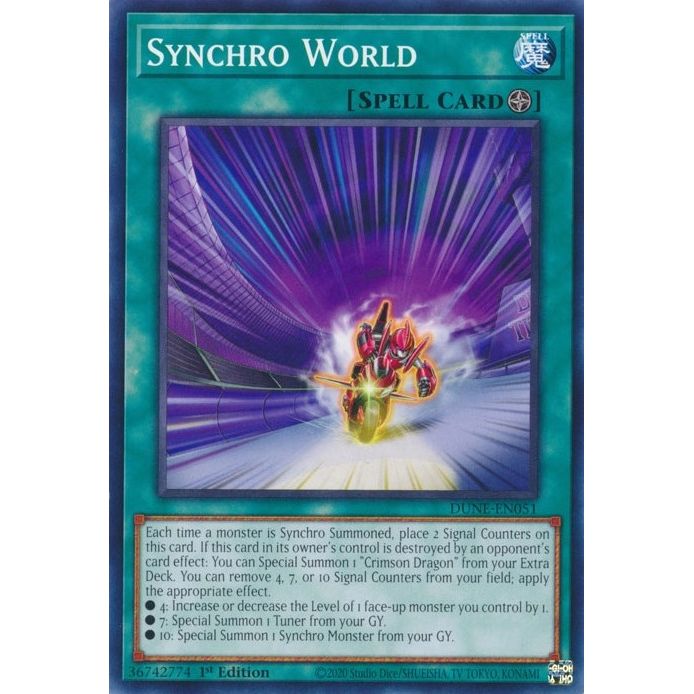 Image for Synchro World (DUNE-EN051) (DUNE) - YuGiOh