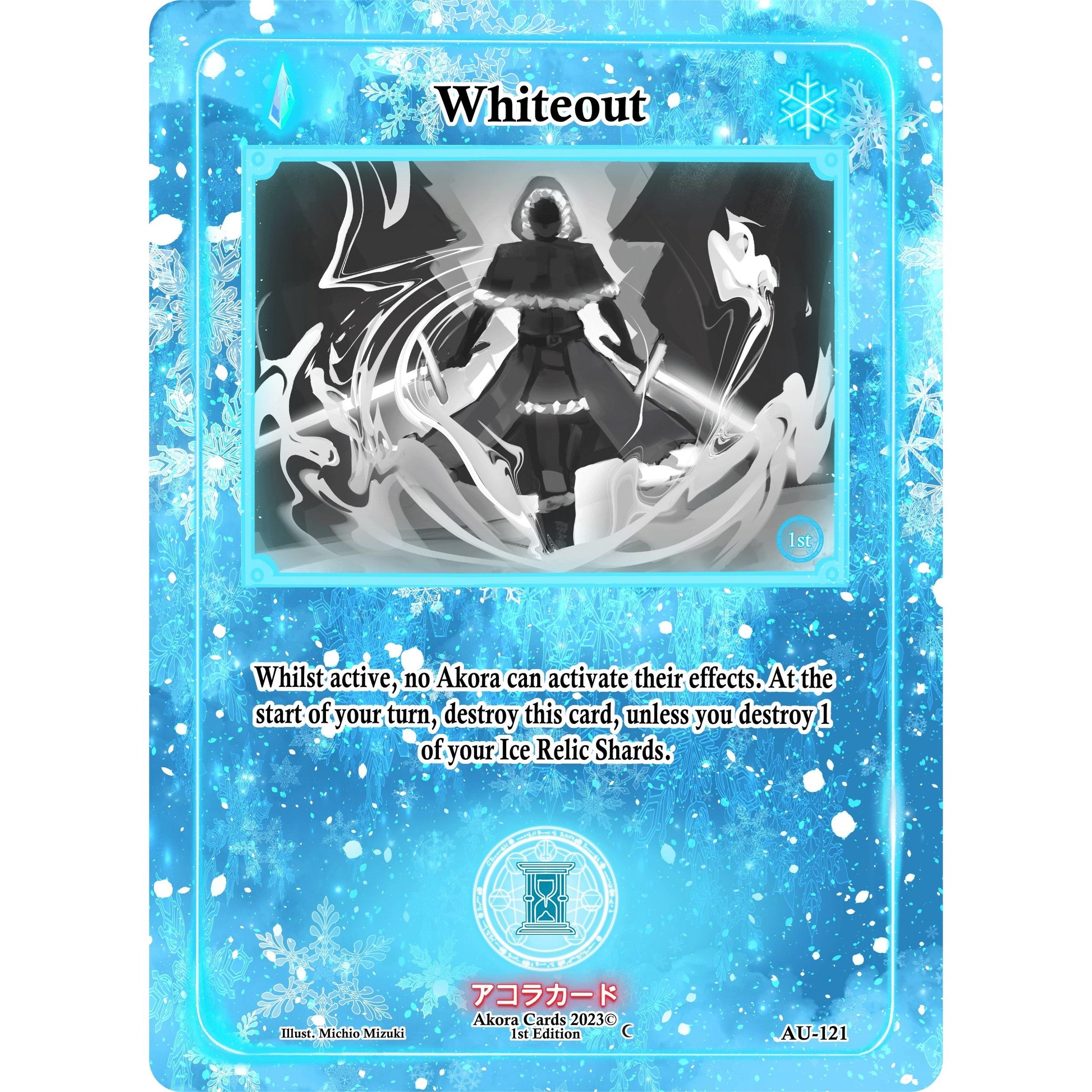 Image for Whiteout (AU-121) (AU1E) - Akora TCG