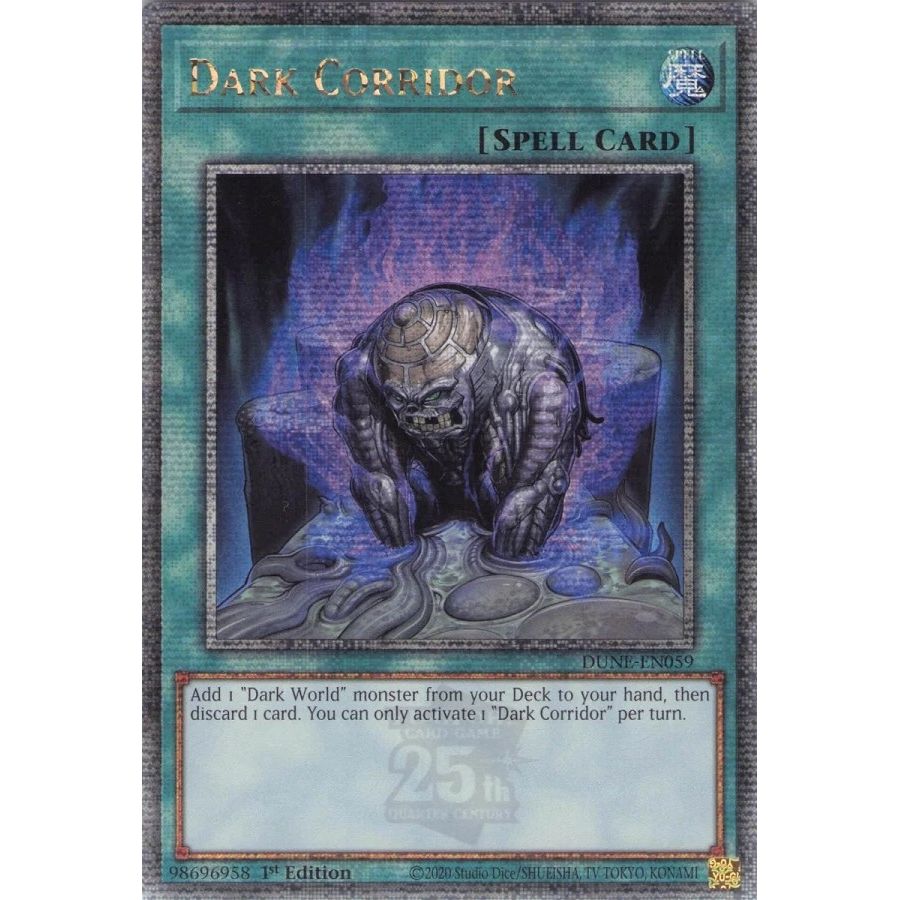 Image for Dark Corridor (Quarter Century Secret Rare) (DUNE-EN059) (DUNE) - YuGiOh