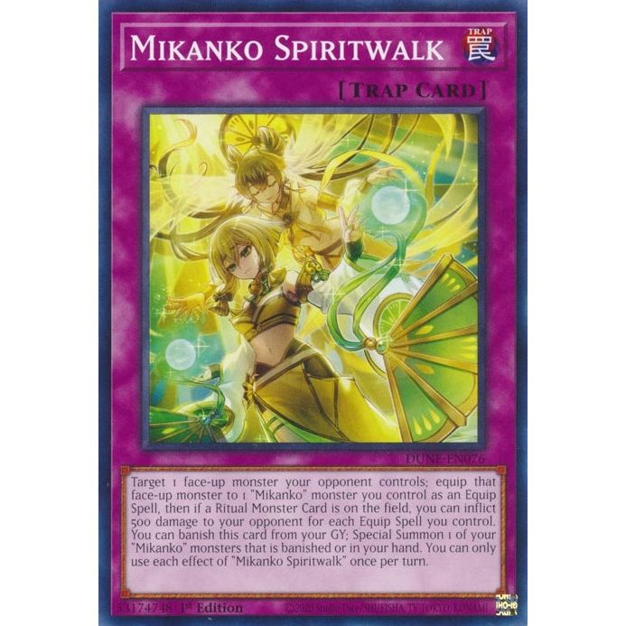 Image for Mikanko Spiritwalk (DUNE-EN076) (DUNE) - YuGiOh