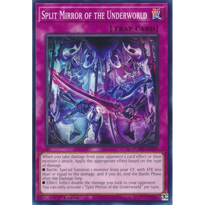 Image for Split Mirror of the Underworld (DUNE-EN079) (DUNE) - YuGiOh