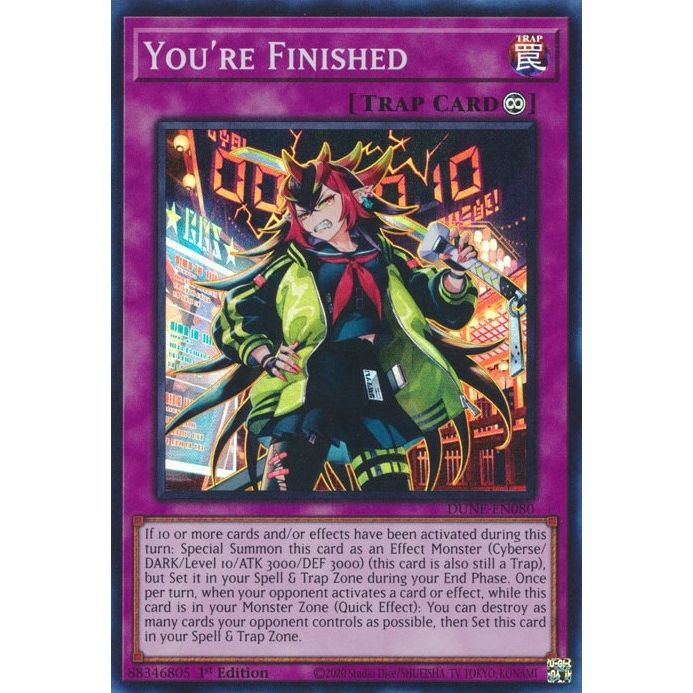 Image for You're Finished (DUNE-EN080) (DUNE) - YuGiOh