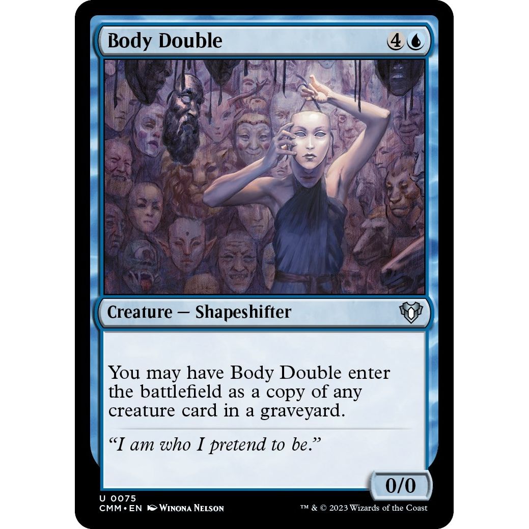 Image for Body Double (75) (CMM) - Magic: The Gathering