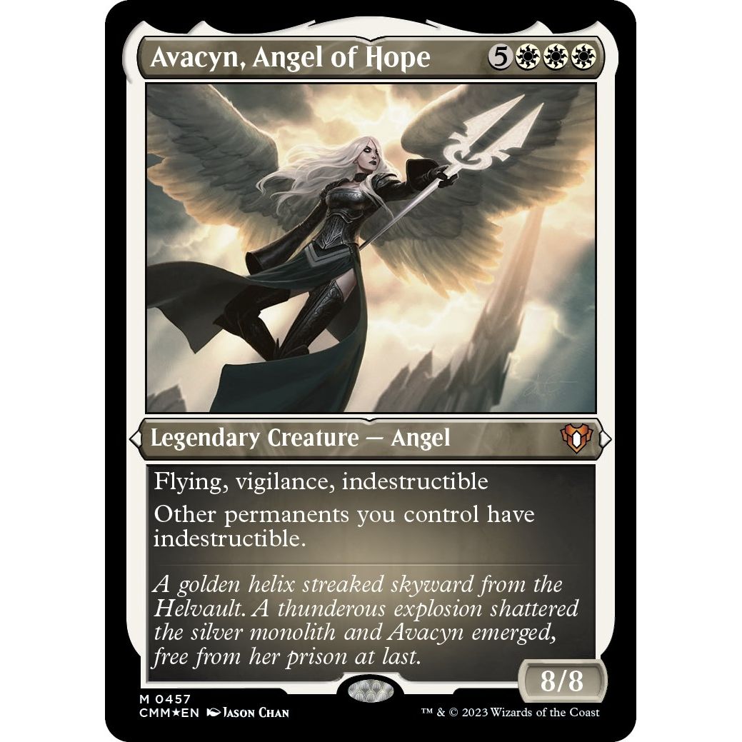 Image for Avacyn, Angel of Hope (Foil Etched) (457) (CMM) - Magic: The Gathering