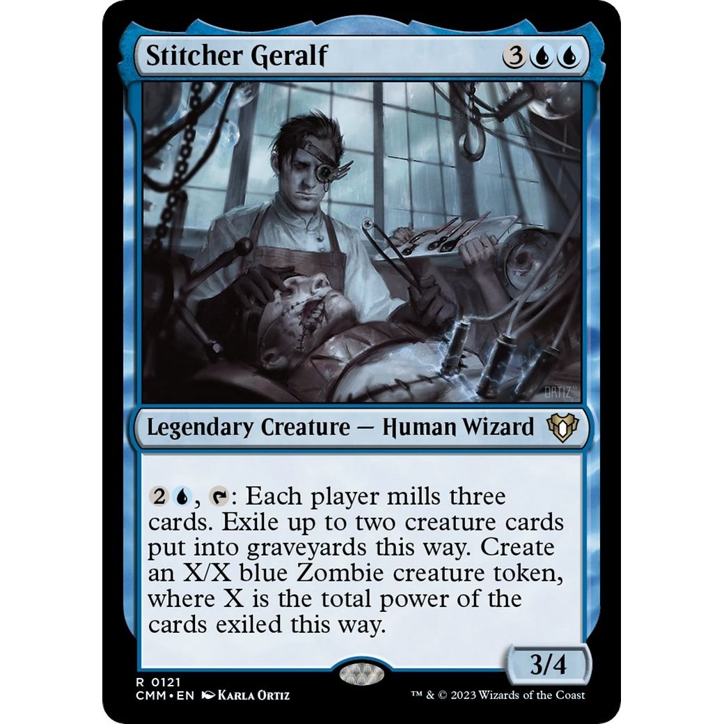 Image for Stitcher Geralf (121) (CMM) - Magic: The Gathering
