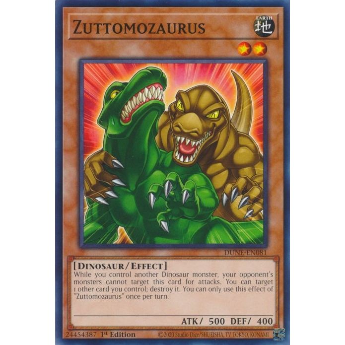 Image for Zuttomozaurus (DUNE-EN081) (DUNE) - YuGiOh