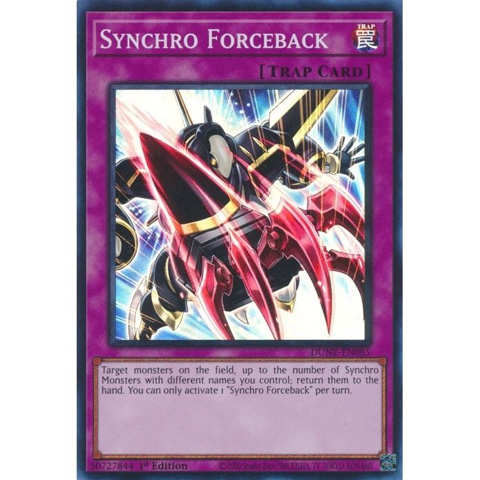 Image for Synchro Forceback (DUNE-EN085) (DUNE) - YuGiOh