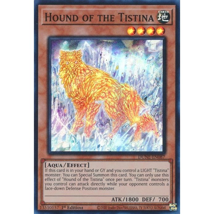 Image for Hound of the Tistina (DUNE-EN087) (DUNE) - YuGiOh