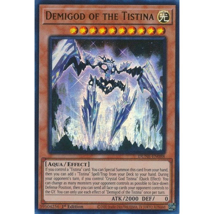 Image for Demigod of the Tistina (DUNE-EN088) (DUNE) - YuGiOh