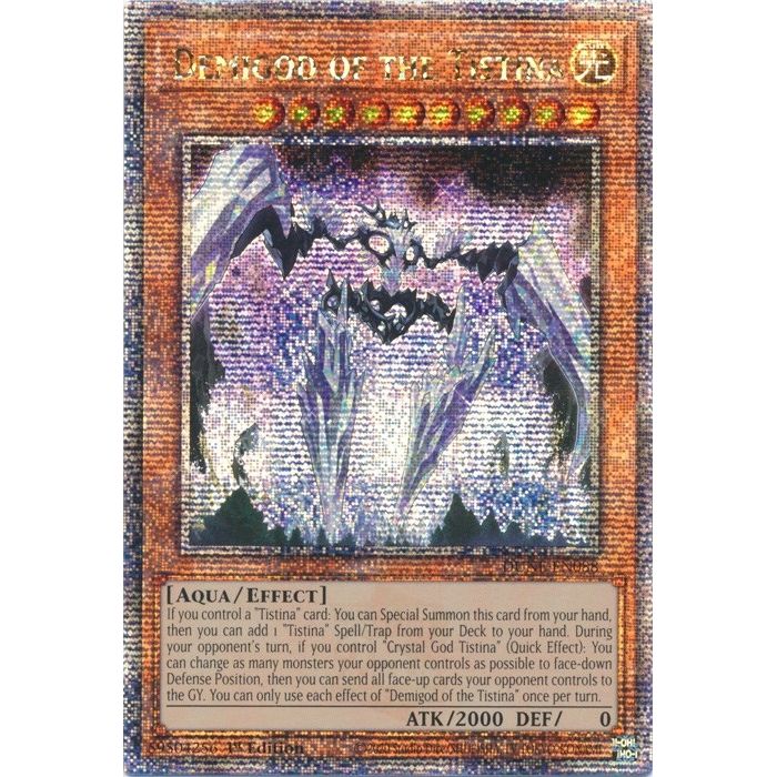 Image for Demigod of the Tistina (Quarter Century Secret Rare) (DUNE-EN088) (DUNE) - YuGiOh