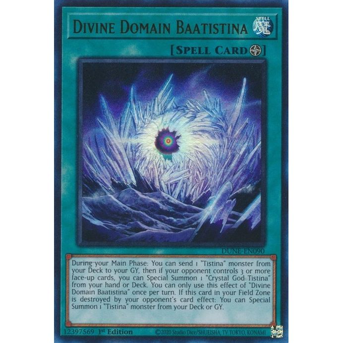 Image for Divine Domain Baatistina (DUNE-EN090) (DUNE) - YuGiOh