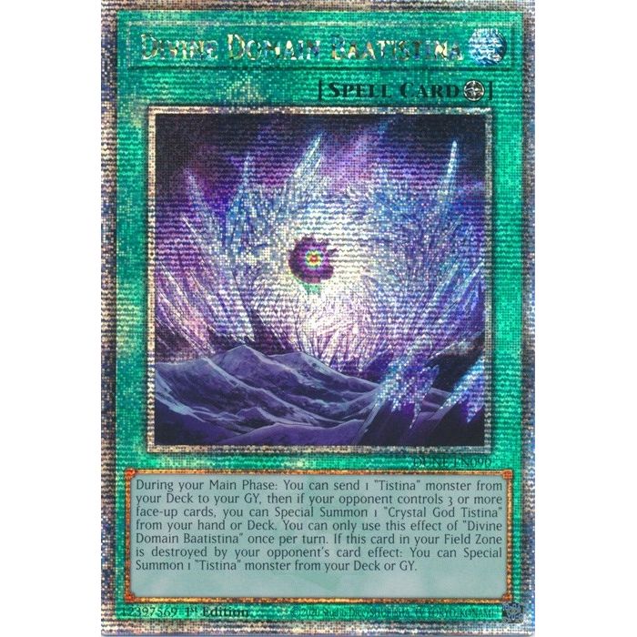 Image for Divine Domain Baatistina (Quarter Century Secret Rare) (DUNE-EN090) (DUNE) - YuGiOh