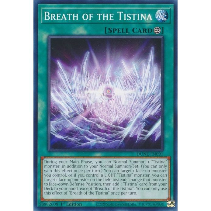 Image for Breath of the Tistina (DUNE-EN091) (DUNE) - YuGiOh