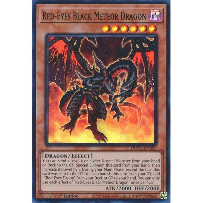 Image for Red-Eyes Black Meteor Dragon (DUNE-EN095) (DUNE) - YuGiOh