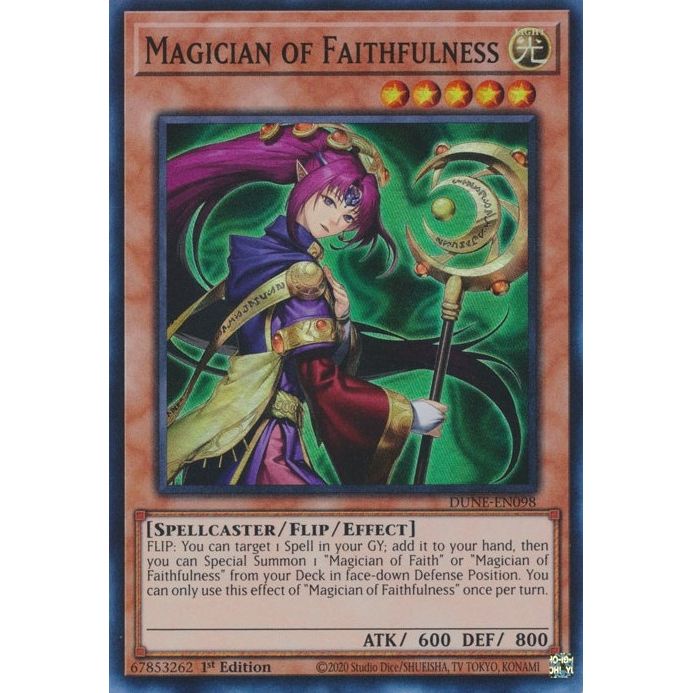Image for Magician of Faithfulness (DUNE-EN098) (DUNE) - YuGiOh