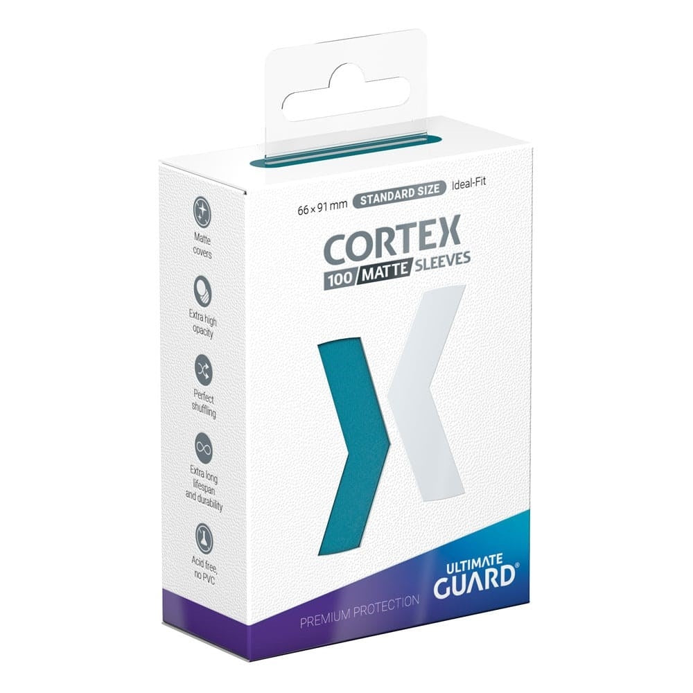 Image for Ultimate Guard Cortex Sleeves Standard Size Matte - Petrol (100-Pack) - Card Sleeves