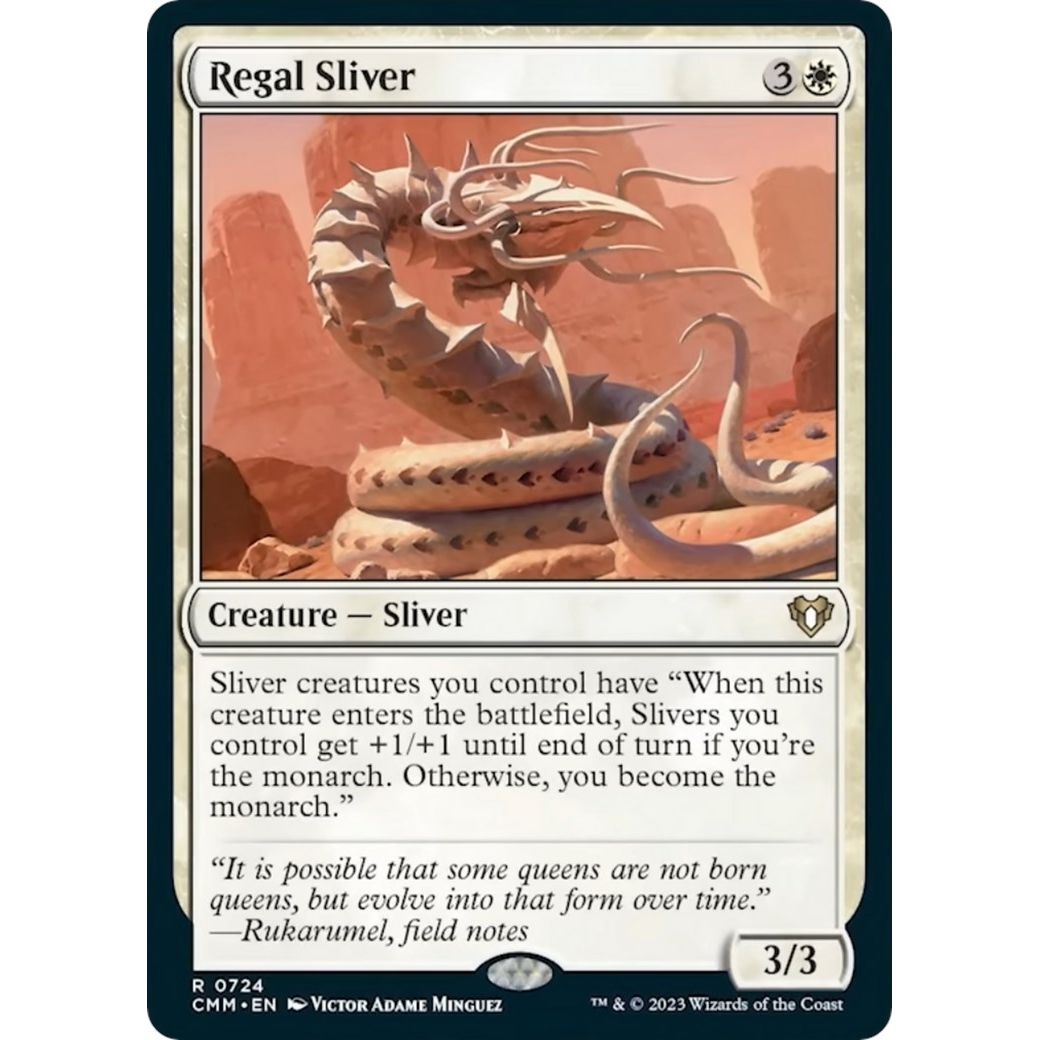 Image for Regal Sliver (724) (CMM) - Magic: The Gathering