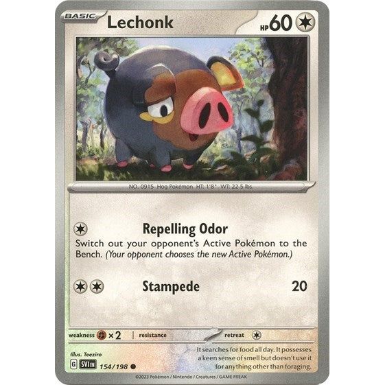 Image for Lechonk - 154/198 (Holo) (154/198) (PR) - Pokemon
