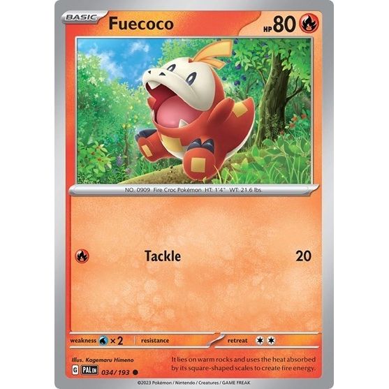 Image for Fuecoco - 034/193 (Summer 2023 Collector Chest) (034/193) (MCAP) - Pokemon