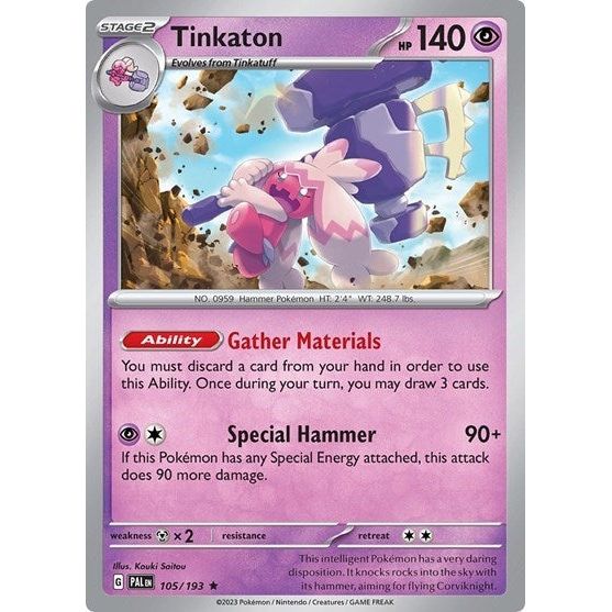 Image for Tinkaton (105/193) (PR) - Pokemon