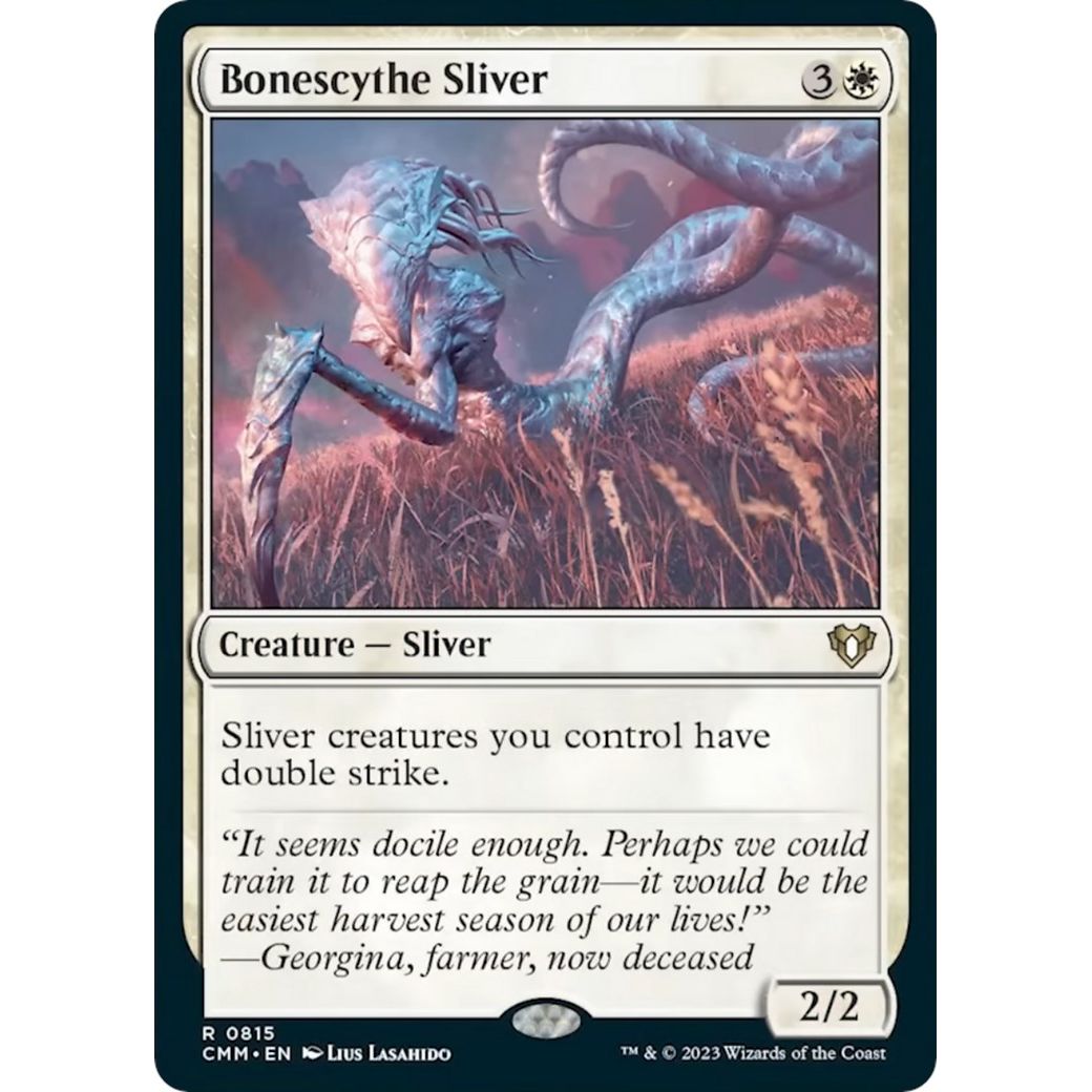 Image for Bonescythe Sliver (815) (CMM) - Magic: The Gathering