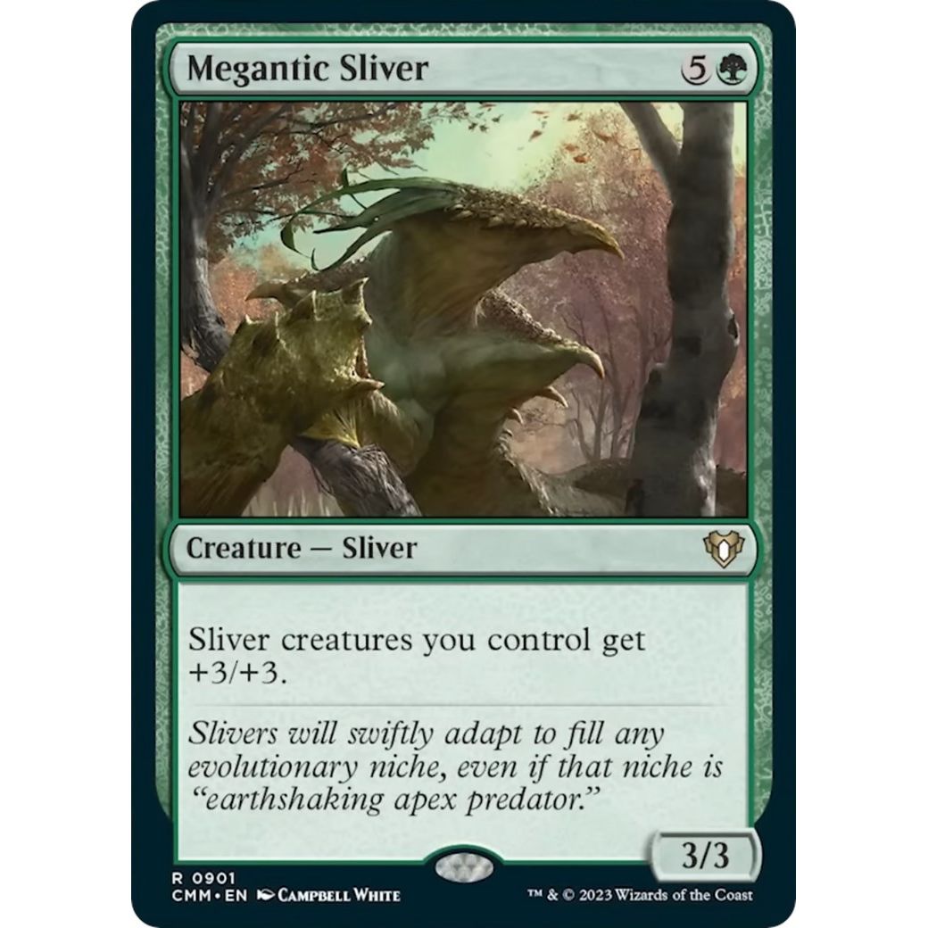 Image for Megantic Sliver (901) (CMM) - Magic: The Gathering