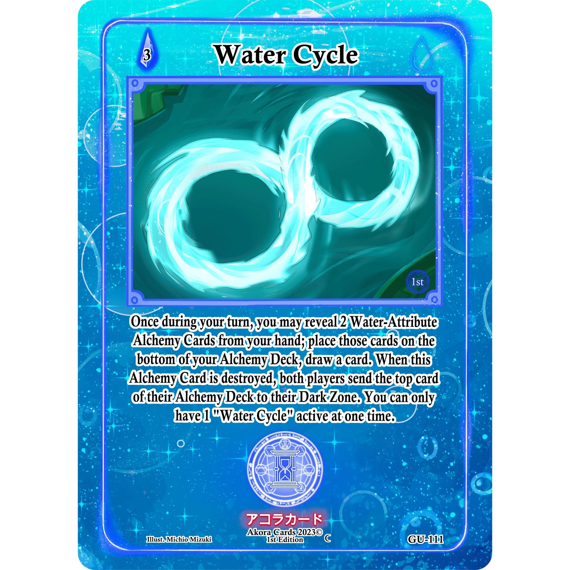 Image for Water Cycle (GU-111) (GU1E) - Akora TCG