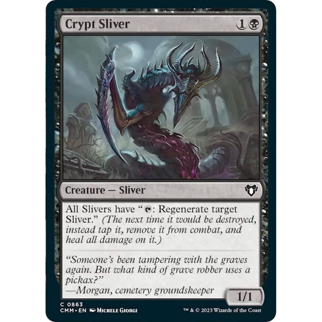 Image for Crypt Sliver (863) (CMM) - Magic: The Gathering