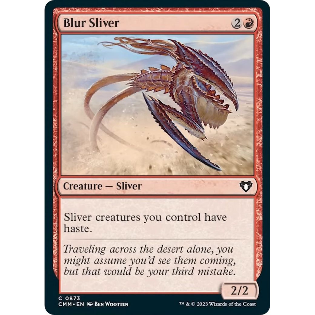 Image for Blur Sliver (873) (CMM) - Magic: The Gathering