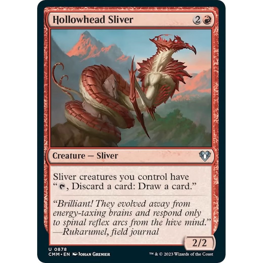 Image for Hollowhead Sliver (878) (CMM) - Magic: The Gathering