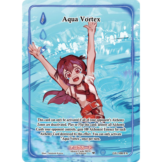 Image for Aqua Vortex (Full Art) (GU-108-FA) (GU1E) - Akora TCG