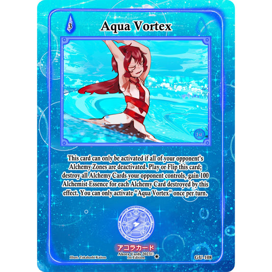 Image for Aqua Vortex (GU-108) (GU1E) - Akora TCG