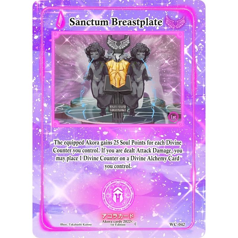 Image for Sanctum Breastplate (WC-042) (WC1E) - Akora TCG