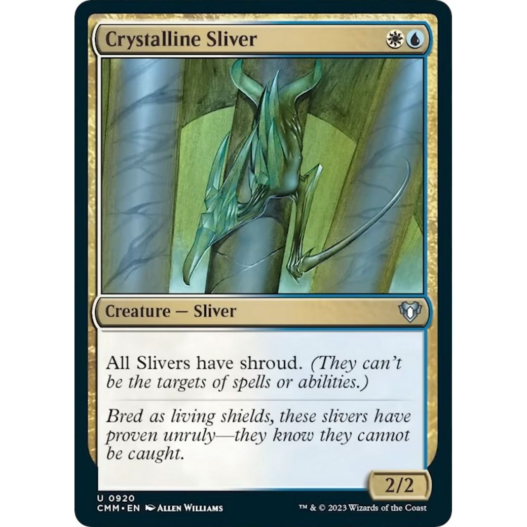 Image for Crystalline Sliver (920) (CMM) - Magic: The Gathering