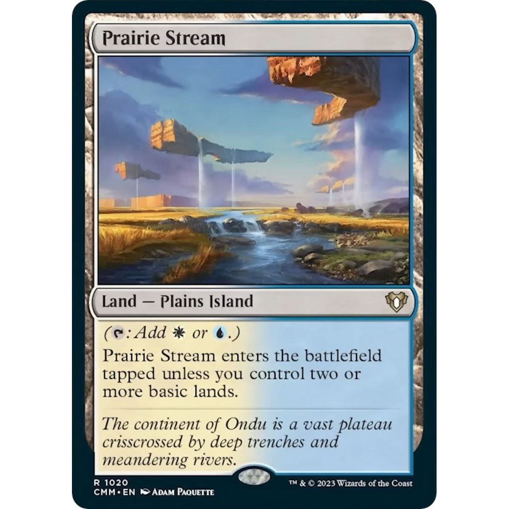 Image for Prairie Stream (1020) (CMM) - Magic: The Gathering