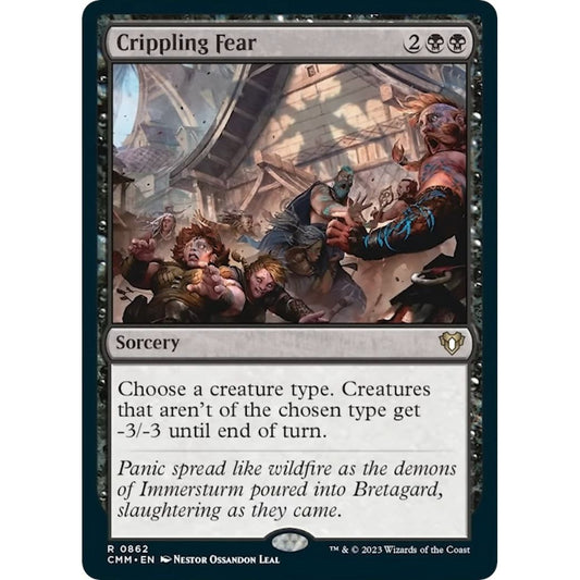 Image for Crippling Fear (862) (CMM) - Magic: The Gathering