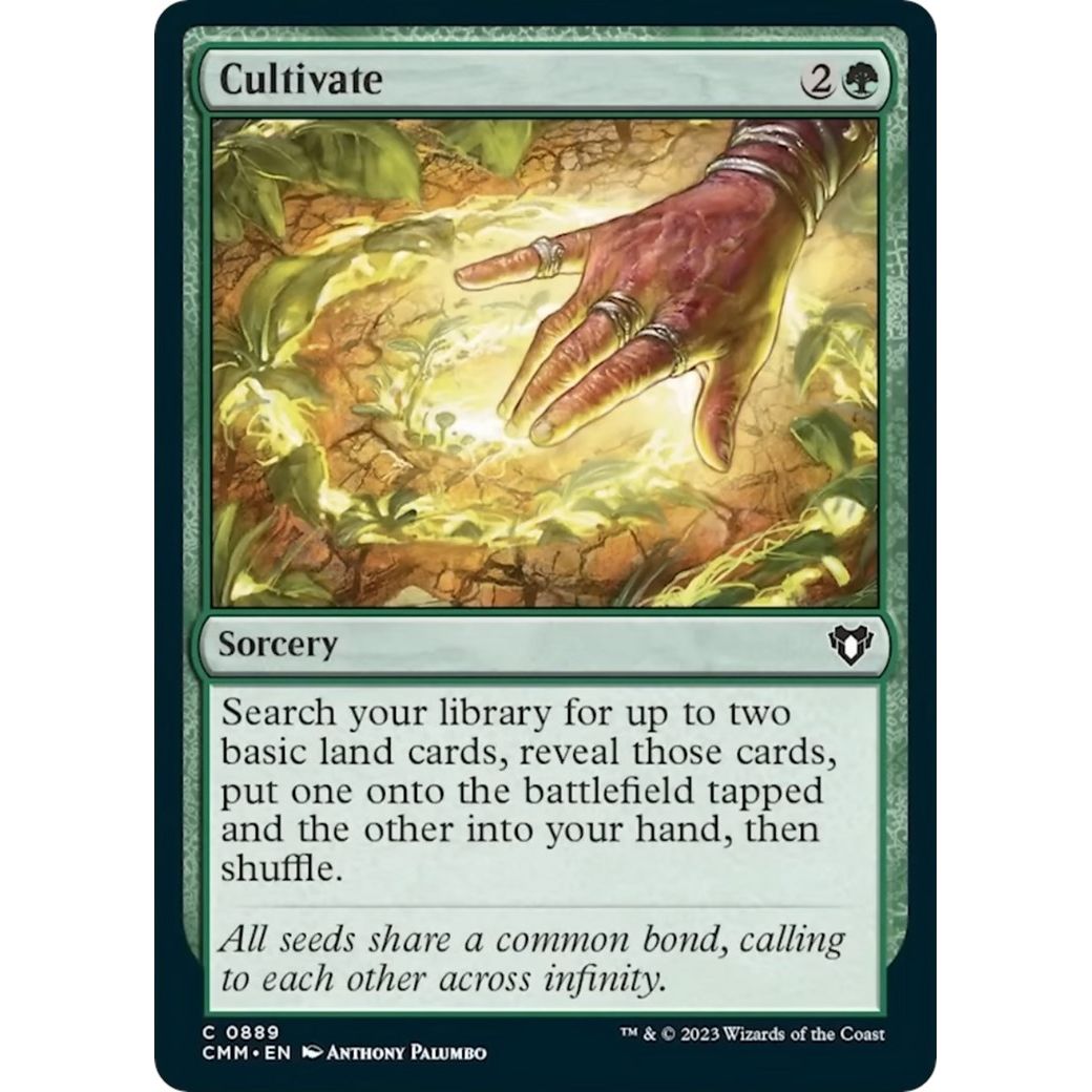 Image for Cultivate (889) (CMM) - Magic: The Gathering