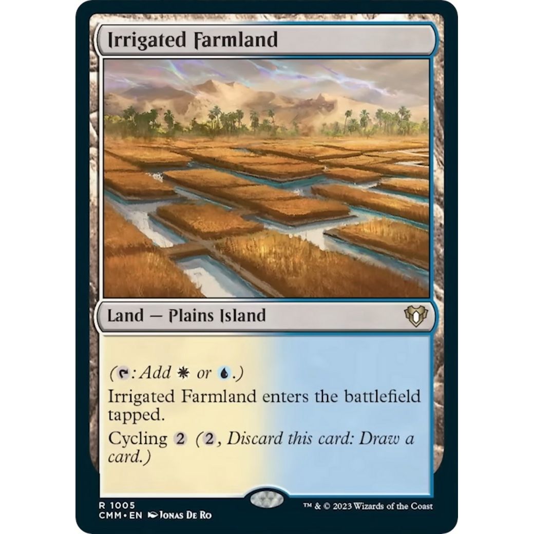 Image for Irrigated Farmland (1005) (CMM) - Magic: The Gathering
