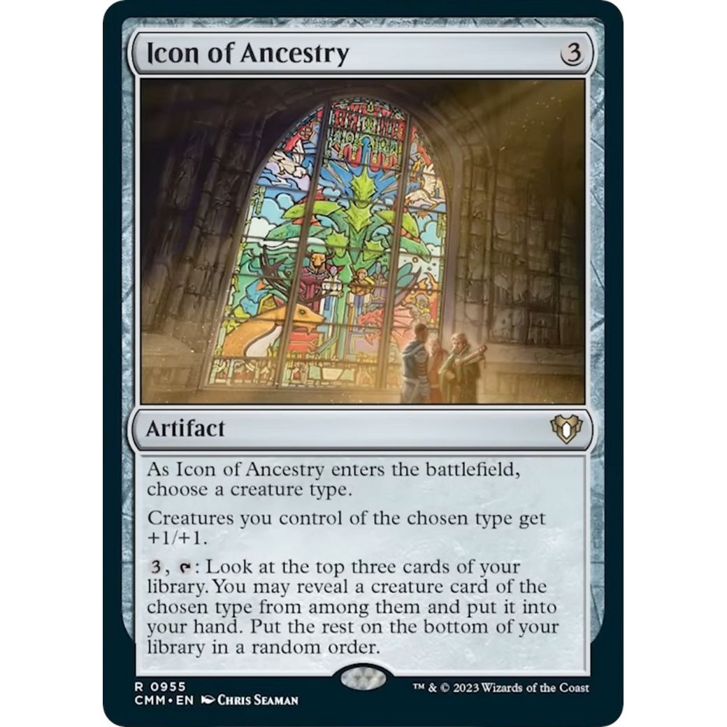 Image for Icon of Ancestry (955) (CMM) - Magic: The Gathering