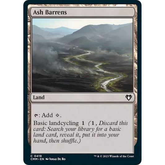Image for Ash Barrens (419) (CMM) - Magic: The Gathering