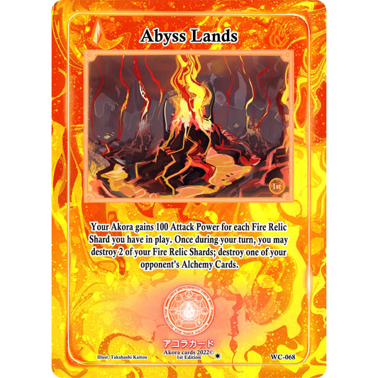 Image for Abyss Lands (WC-068) (WC1E) - Akora TCG