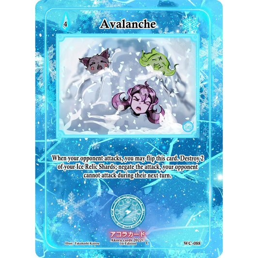 Image for Avalanche (WC-088) (WC1E) - Akora TCG