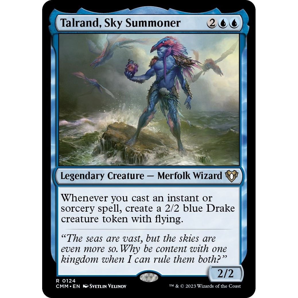 Image for Talrand, Sky Summoner (124) (CMM) - Magic: The Gathering