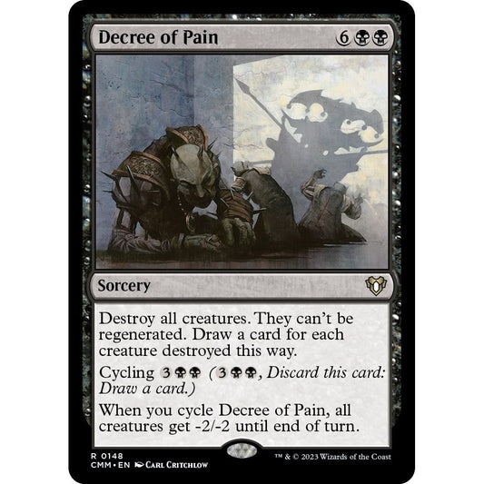 Image for Decree of Pain (148) (CMM) - Magic: The Gathering