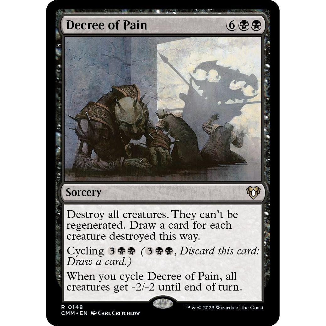 Image for Decree of Pain (148) (CMM) - Magic: The Gathering