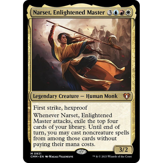 Image for Narset, Enlightened Master (931) (CMM) - Magic: The Gathering