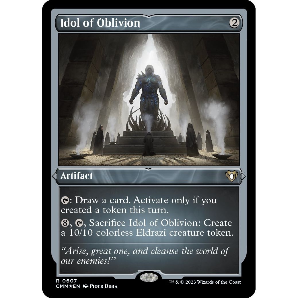 Image for Idol of Oblivion (Foil Etched) (607) (CMM) - Magic: The Gathering
