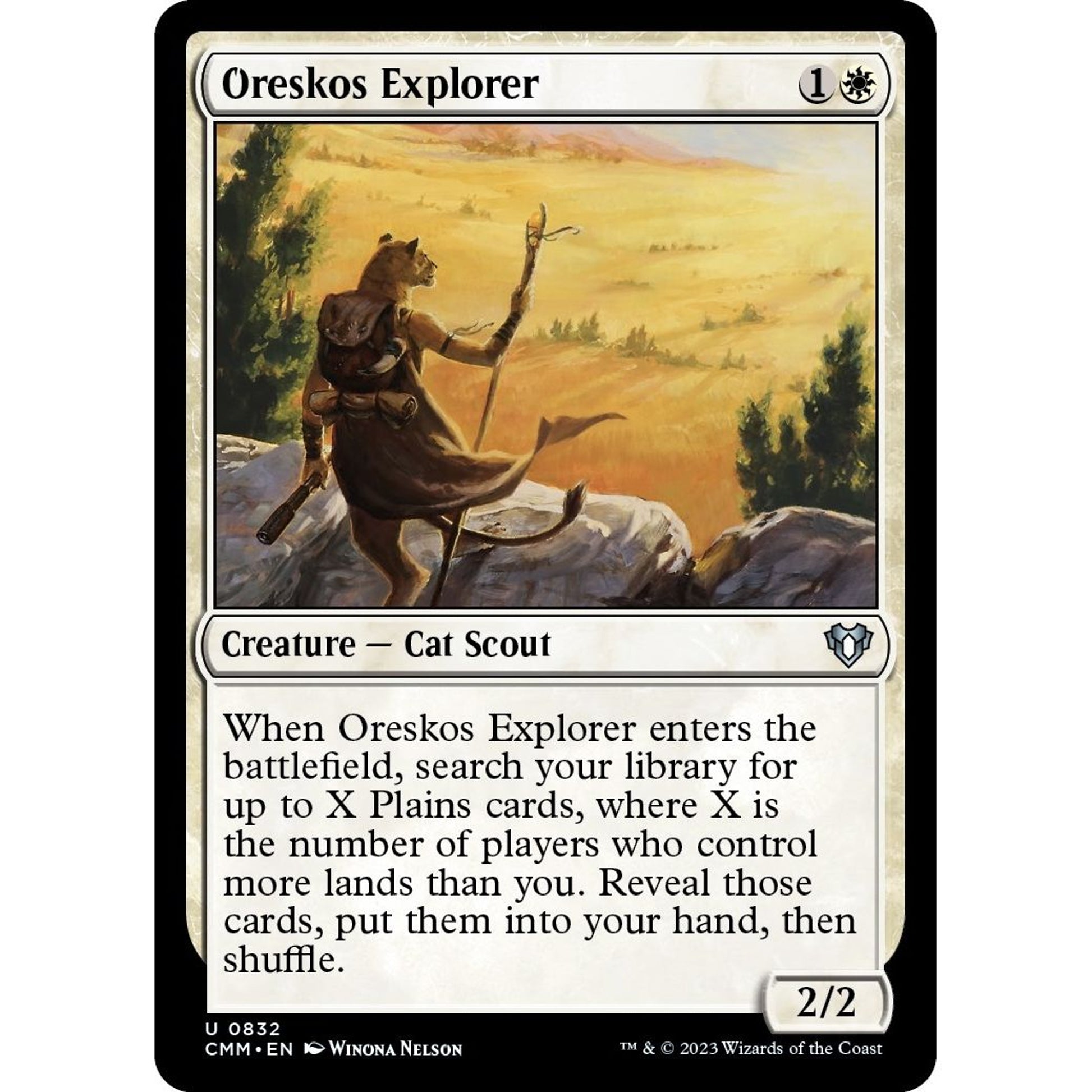 Image for Oreskos Explorer (832) (CMM) - Magic: The Gathering