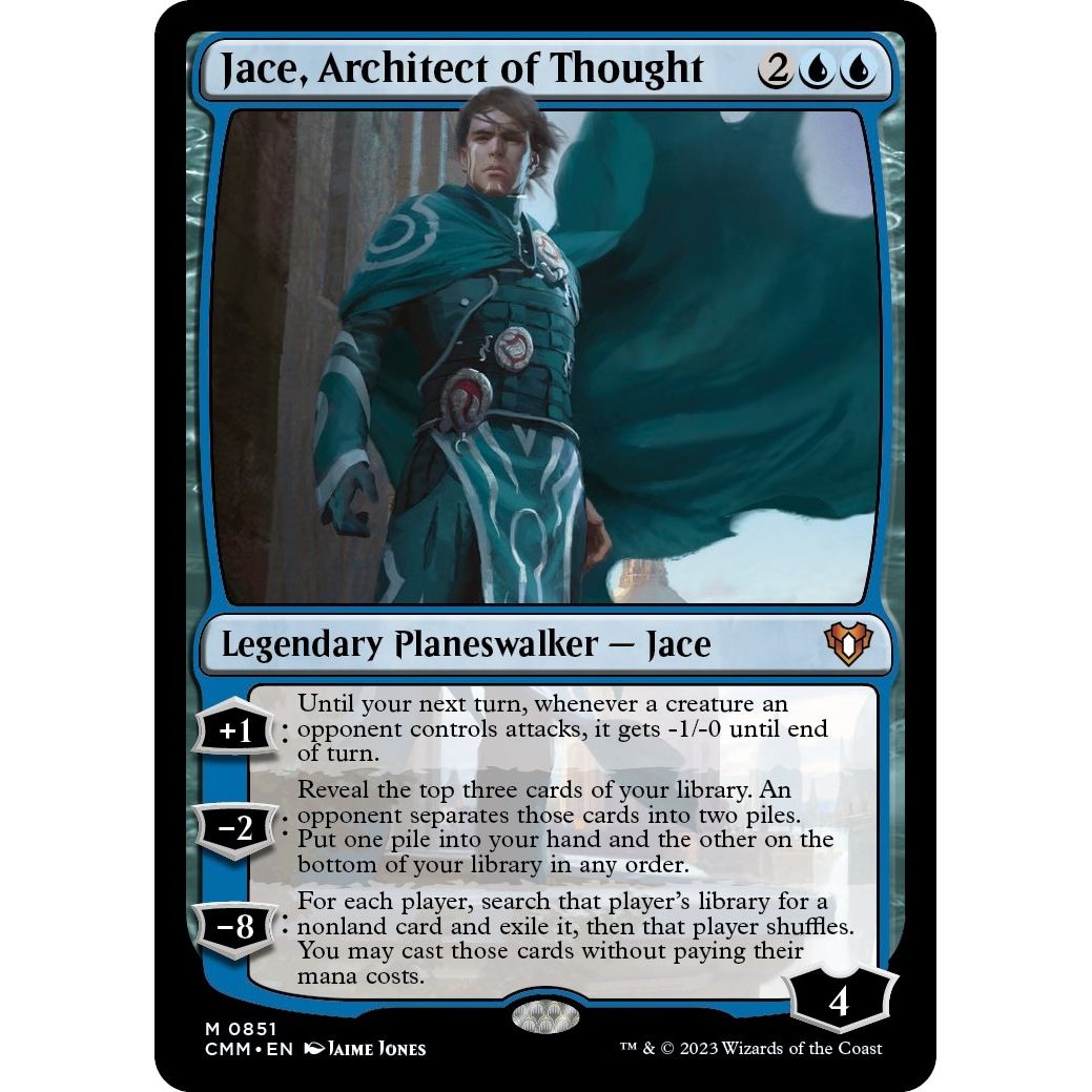 Image for Jace, Architect of Thought (851) (CMM) - Magic: The Gathering