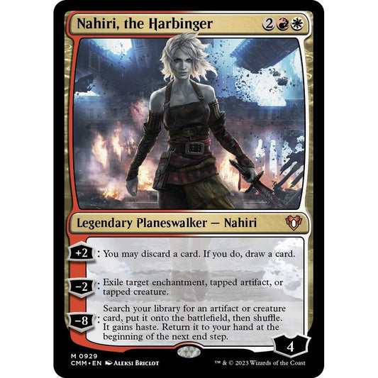 Image for Nahiri, the Harbinger (929) (CMM) - Magic: The Gathering